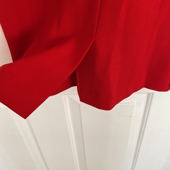 Liz Claiborne vintage cherry red shift dress with gold embellishments. - Picture 4 of 14